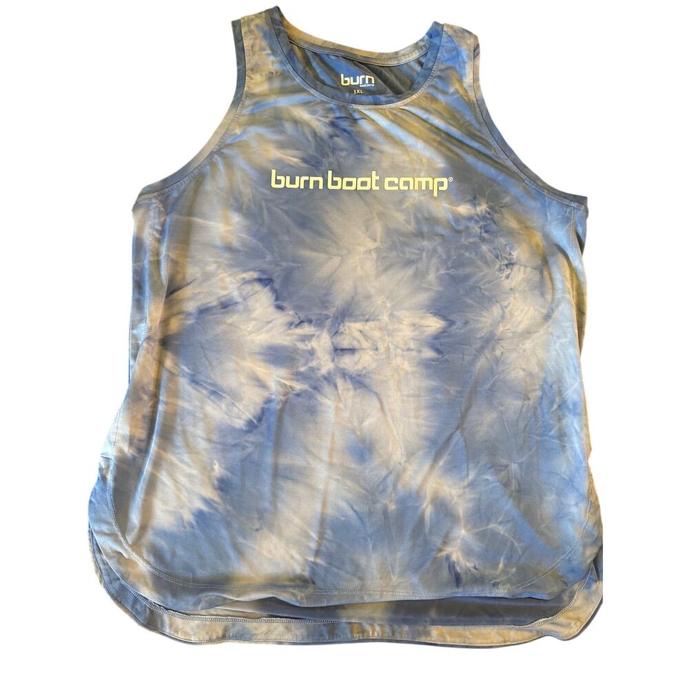 BURN BOOT CAMP- tye dye tank top- 3XL